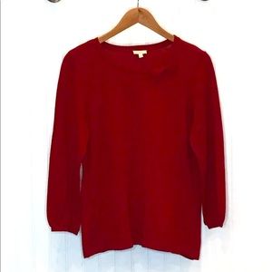 💖 Talbots | Sweater Red Bow Detail Petite MP